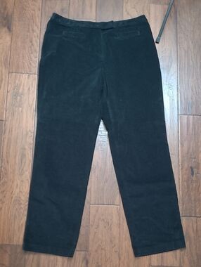 Talbots Black Velvet Pants size 14